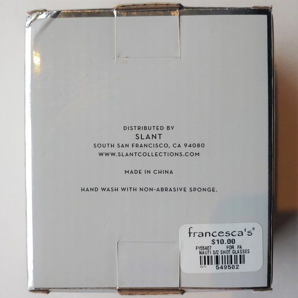 New Francesca's Collection Nautical Shot Glasses - Picture 3 of 3